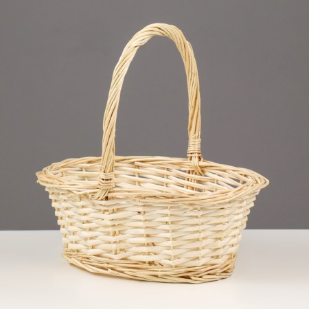 Set of wicker baskets, willow, 3 pcs., Natural color, light-3