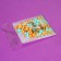 BOPP package with sticky tape, "Thank you", 10*10+3cm