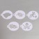 Stencils for makeup "Boys" 15 sheets, reusable
