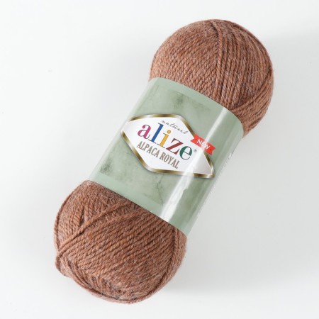 Yarn "Alpaca Royal New" 15% alpaca, 30% wool, 55% acrylic 250m/100g (558)-1