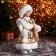 Snow Maiden "in a magnificent fur coat" with golden jewelry, 14x30 cm
