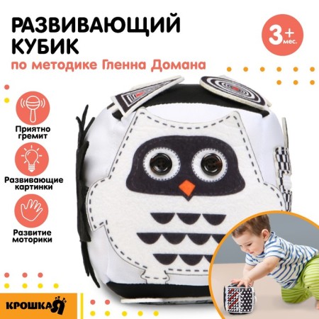 Developing bisicubic soft “owl”, according to the methodology of G. Doman, Kroshka I