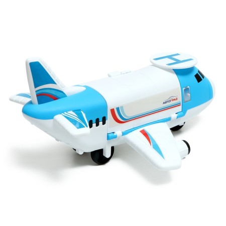 Airplane - Parking "Air Base", with 4 cars and helicopter-7