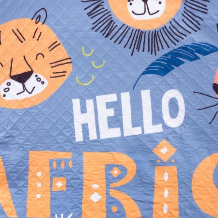 Cover for children's Ethel 1.5 joint venture "African Friends", 145x210 cm, microfiber-1