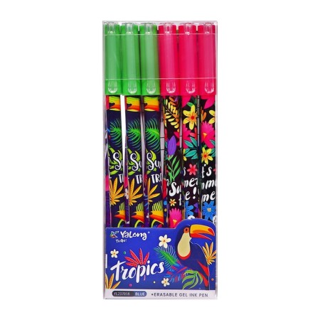 Gel handle Erased ink, blue rod, 0.5 mm, tropic hull mix-5