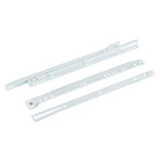 Roller guides, l = 350 mm, up to 12 kg, white