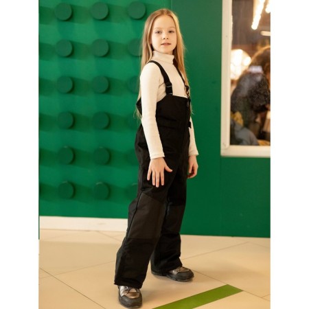 Semi -combinezone children, height 98 cm, black color-1
