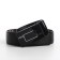 Male "giant" belt, width 3.5 cm, machine gun, black color