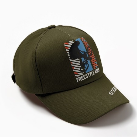 Baseball cap for a boy, khaki color, size 56