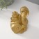 NECKE Polystone "Cobra with gold ingots" 8x8.7x13.5 cm