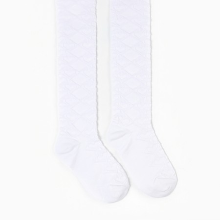 Pantyhose children, white color, height 140-146 cm-2
