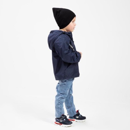 Vetrovka nursery, dark blue color, height 128-134 cm-3