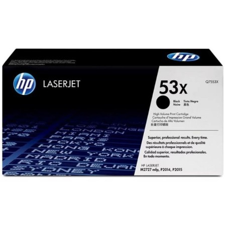 Toner Cartridge HP Q7553X Black for HP LJ P20/P2014/M2727 (7000
