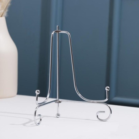 Stand for the plates of the share, 17 × 11 cm, color chromium