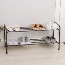 Shoe stand, 2 tiers, 87 × 30 × 45 cm, copper antik
