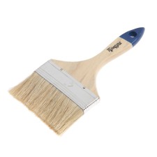 Brush flat tundra, natural bristles, wooden handle, 4 