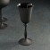 A set of glasses for the wine "Magnolia", 350 ml, black color