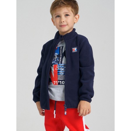 Fleet from a blis on a zipper for a boy, height 116 cm-2