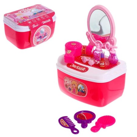 Game set "Stylist" in a suitcase