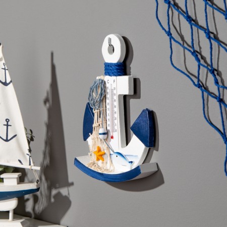 Interior souvenir "anchor" with a thermometer 21*15cm-1