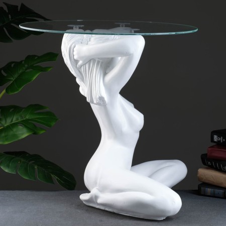 Claus - luminous table "Sitting girl" 50x39x52cm-2