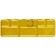 Penal for watercolors Metal gamma, 21 cuvette, gold