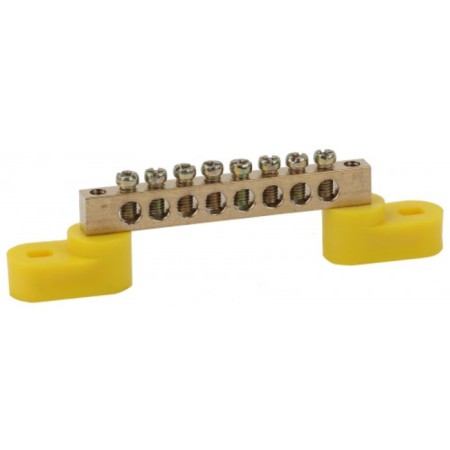 Tire ERA NO-222-109-1 PE Earth on two angular insulators SHNI-6X9-8-U2-yellow