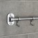 Wall hook on the bar, moving, accoona a166-6, 6 pcs, color chrome