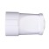 Cable socket, ABS plastic, straight line, s/h, 16a, 250b, IP20, white, 30458 6,