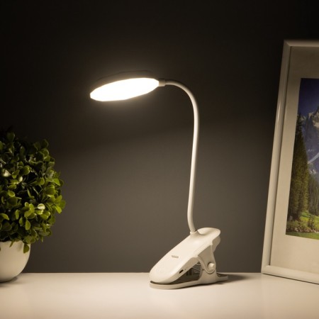 Lamp on a clothespin with a stand for the phone "Fine" 5W Led USB 2700-6500k White-3