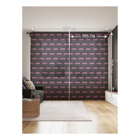 Photo "Love", size 145x265 cm, 2 pcs-1