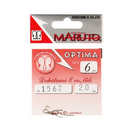 Hooks Maruto Optima 1562, color BR, No. 20, 6 pcs.