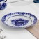 Plate "Flower", d = 24 cm, gzhel