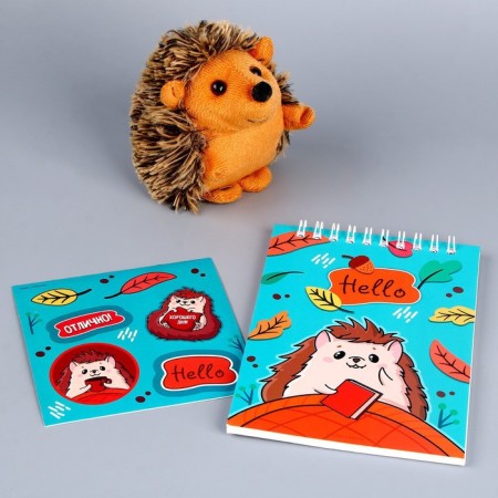 Gift set with a soft toy "Hedgehog", 7 items-5