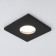 Submissive moisture -proof lamp Elektrostandard, Flicks, 84x84x27 mm, GU10, black matte color