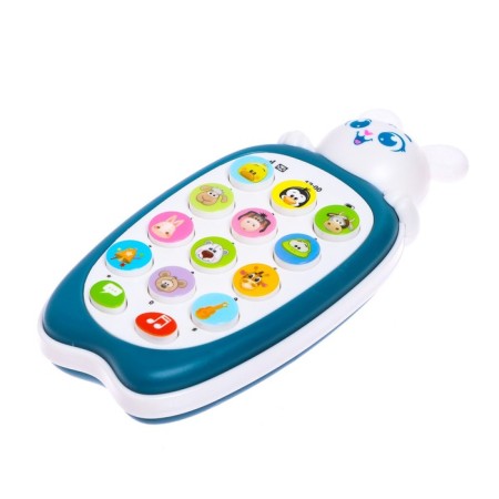 Musical telephone "Baby Bunny", sound, color blue-1