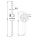 Shower set of ESKO SCS855, color chrome