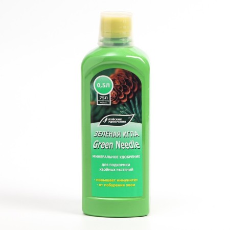 Fertilizer "violent fertilizers", liquid concentrated "green needle", 0.5 liters