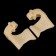 Silicone bandage on the foot, with a corrector, with magnets, 7.5 × 7 cm, beige color