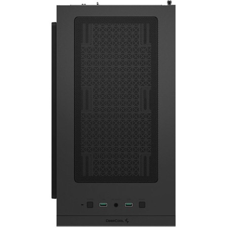 The DeepCool Macube 110 Black Black BP BP MATX 1x120mm 2xusb3.0 Audio Bott PSU-5