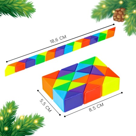 Puzzle-snake, rectangular, in the show box-1