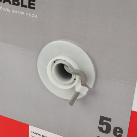 Bay cable twisted steam u/utp, cat 5e, zh ng (a) -HF, 4PR, 24AWG, indoor, solid, gray, 305m rexant-4