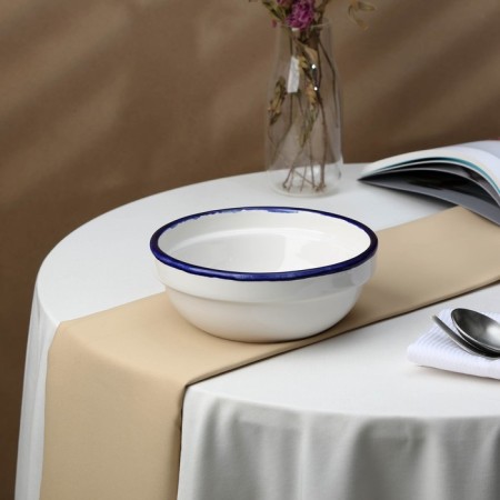 Porcelain plate Orrizonte, 600 ml, d = 15.5 cm, h = 6 cm