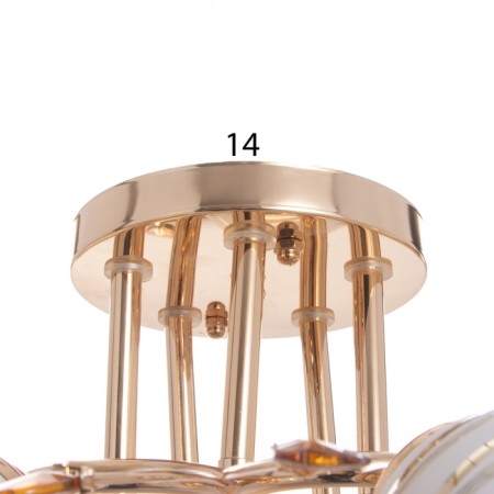 Bet chandelier 5x40W E27 Gold Model: 2612365-5