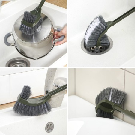 Cleaning brush double a share, 49 cm, color mix
