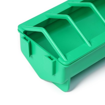 Broilery fodder, 24 cells, lottery, plastic, green color-3