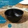 AVVIR CARVE bowl, 430 ml, d = 13 cm, glass ceramic, black color