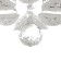 Chandelier 5844/300 CR chrome 3x40W E14 LED PDU 30x30x19cm
