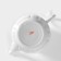 Porcelain kettle "Romance", 800 ml, white color