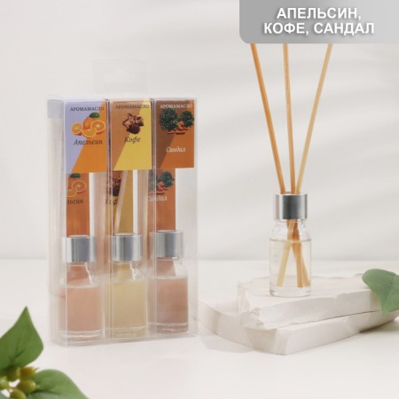 Diffusor aromatic "Orange, coffee, sandalwood", 10 ml, "Wealth of aroma"